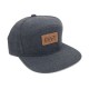 CASQUETTE CULT 6 PANEL CHARCOAL