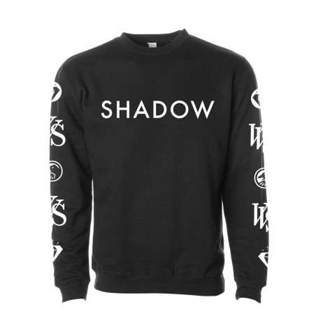 SWEAT SHADOW CREW VVS BLACK