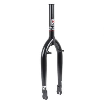 BMX FORK RANT TWIN PEAKS FLATLAND 0MM GLOSS BLACK (W/ BRAKEMOUNT)