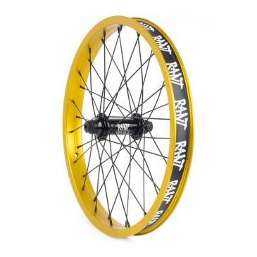 FRONT BMX WHEEL 18" RANT PARTY ON V2 MATTE GOLD