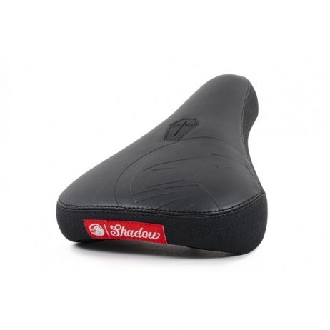 BMX SEAT PIVOTAL SHADOW CROW LEATHER MID BLACK