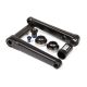 PEDALIER BMX BSD SUBSTANCE XL V2 FLAT BLACK 24 MM (AVEC ROULEMENTS)