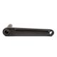 PEDALIER BMX BSD SUBSTANCE XL V2 FLAT BLACK 24 MM (AVEC ROULEMENTS)