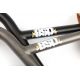 BMX BAR BSD HIGH AS HELL FLAT BLACK 10,5"