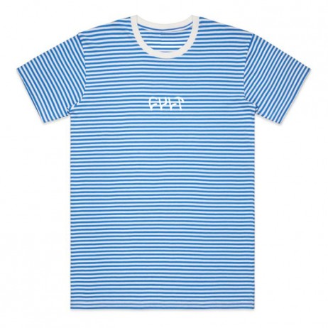 TEESHIRT BMX CULT STRIPE BLUE / WHITE