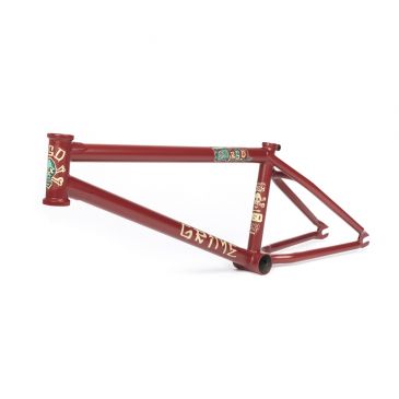 BMX FRAME BSD GRIME FLAT RUSTED RED 2021 (COX)