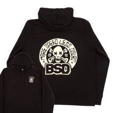 SWEAT CAPUCHE BSD MORE SPEED "GRIME" BLACK