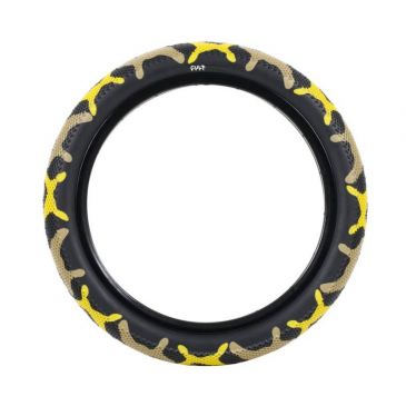 BMX TIRE 18'' CULT VANS YELLOW CAMO