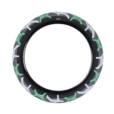 BMX TIRE 18'' CULT VANS TEAL CAMO