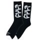 CULT SOCKS BIG LOGO BLACK