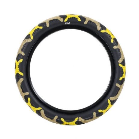 BMX TIRE CULT VANS YELLOW CAMO 26"