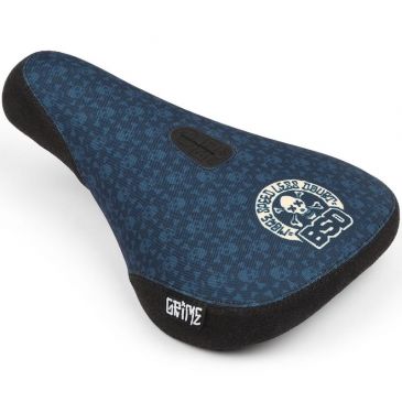 BMX SEAT BSD PIVOTAL GRIME BLACK/BLUE (DENIM COX)