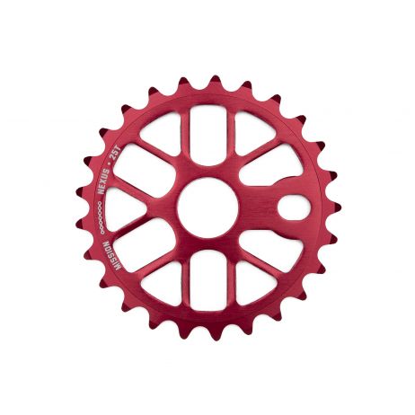 BMX SPROCKET MISSION NEXUS RED