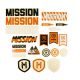 MISSION BMX STICKER PACK 2020