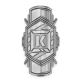 KINK BMX K-BRICK BADGE SILVER