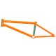 BMX FRAME BSD ALVX + ELECTRIC ORANGE 2022