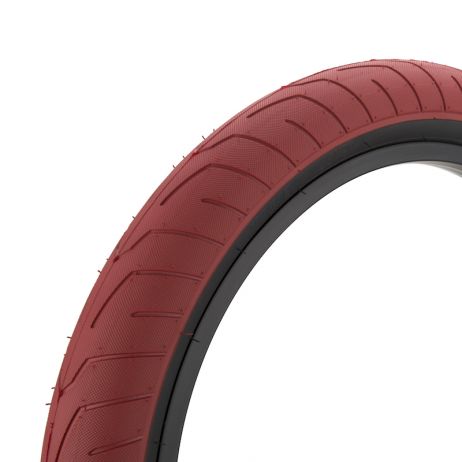 KINK BMX TIRE SEVER RED BLACK WALL