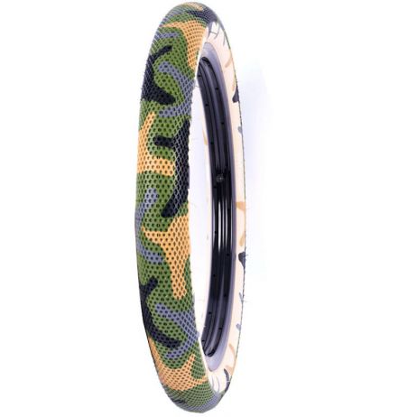 BMX TIRE 26'' CULT VANS CAMO WITH TAN WALL