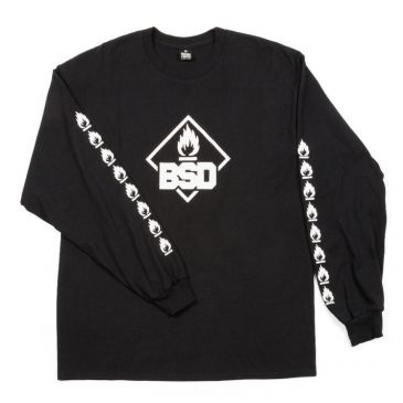 TSHIRT BSD LONG SLEEVES ROASTIN BLACK