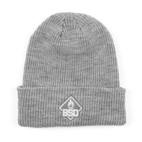 BEANIE BSD ROASTIN HEATHER GREY